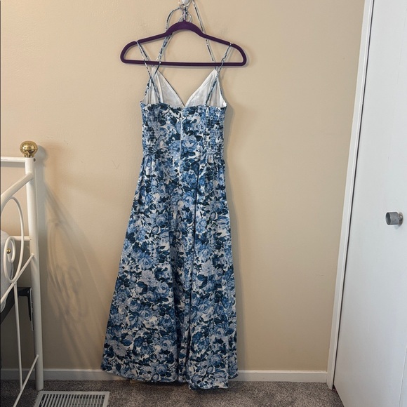 Abercrombie & Fitch Floral Cotton Blend Midi Dress - Picture 5 of 9